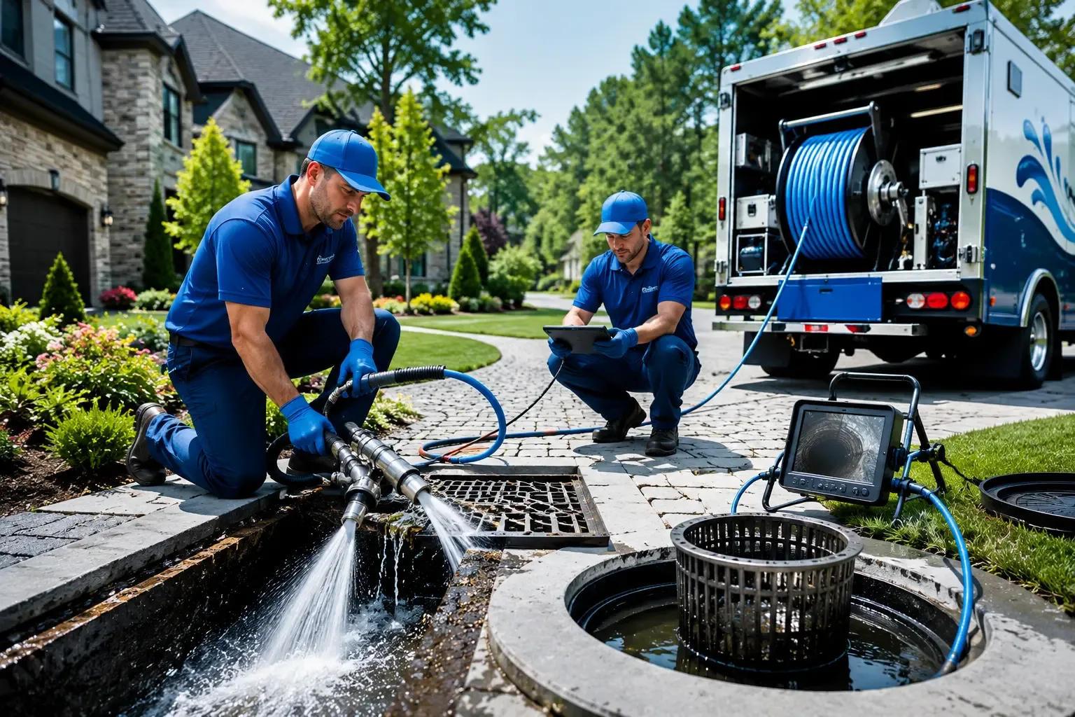 Local outdoor drain cleaning professionals in Nelsonville, OH