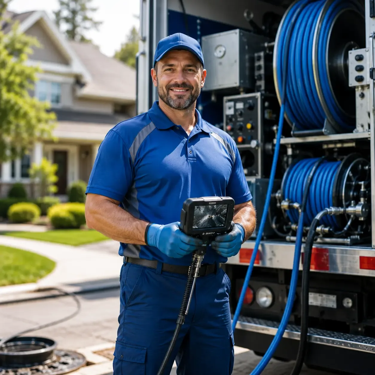 Local outdoor drain cleaning specialists in Nelsonville, OH